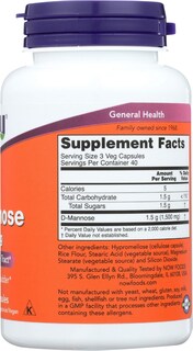 Foto 6 | Foto 6 | Supplement Now Foods D-manosa 500 Mg 120 Cápsulas (paquete De 3) - Venta Internacional.