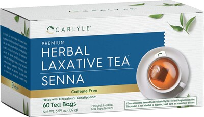 Foto 1 | Foto 1 | Té Laxante De Hierbas Carlyle, 60 Bolsitas De Té, Hoja De Sen, Sin Cafeína - Venta Internacional.