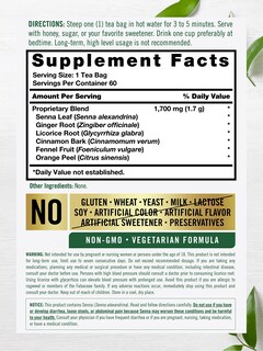 Foto 2 | Foto 2 | Té Laxante De Hierbas Carlyle, 60 Bolsitas De Té, Hoja De Sen, Sin Cafeína - Venta Internacional.