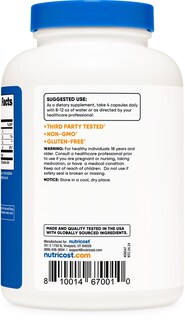 Foto 4 | Foto 4 | Suplemento Nutricost D-ribose 700 Mg (2800 Mg/porción), 240 Cápsulas - Venta Internacional.