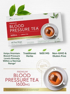 Foto 3 | Foto 3 | Té De Hierbas Carlyle Blood Pressure 60 Bolsitas De Té Con Hibisco - Venta Internacional.