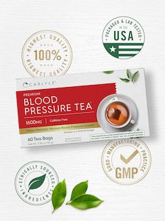 Foto 5 | Foto 5 | Té De Hierbas Carlyle Blood Pressure 60 Bolsitas De Té Con Hibisco - Venta Internacional.