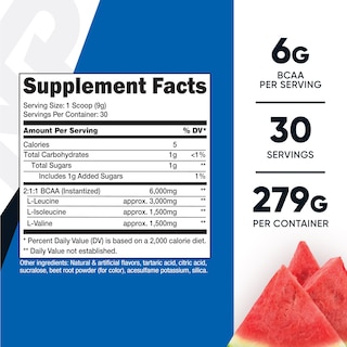 Foto 2 | Foto 2 | Bcaa En Polvo Nutricost Sabor Sandía 30 Porciones 180 G - Venta Internacional.