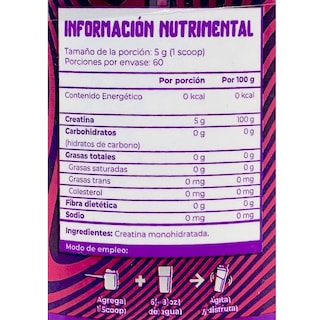 Foto 2 | Foto 2 | Creatina Monohidratada Natural 300 G Munchieslab