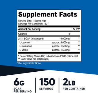 Foto 2 | Foto 2 | Bcaa En Polvo Nutricost 2:1:1 150 Porciones Sin Sabor - Venta Internacional.