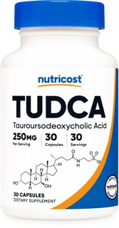 Foto 1 | Foto 1 | Suplemento Nutricost Tudca 250 Mg 30 Cápsulas De Ácido Tauroursodesoxicólico - Venta Internacional.