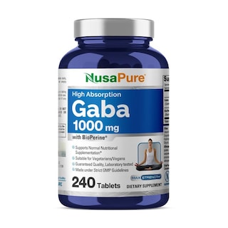 Foto 1 | Foto 1 | Suplemento Nusapure Gaba 1000 Mg 240 Tabletas Con Bioperina - Venta Internacional.