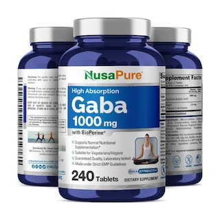Foto 4 | Foto 4 | Suplemento Nusapure Gaba 1000 Mg 240 Tabletas Con Bioperina - Venta Internacional.