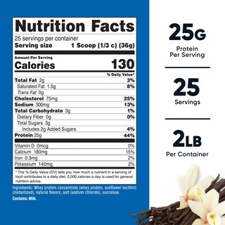 Foto 2 | Foto 2 | Concentrado De Proteína De Suero Nutricost Vanilla 907 G - Venta Internacional.