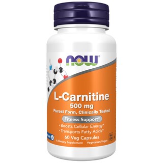 Foto 1 | Foto 1 | Suplements Now Foods L-carnitina, 500 Mg, Ayuda A La Actividad Física, 60 Cápsulas - Venta Internacional.