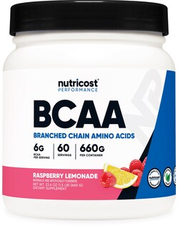 Foto 1 | Foto 1 | Limonada De Frambuesa Nutricost En Polvo Con Bcaa, 60 Porciones, 180 G - Venta Internacional.
