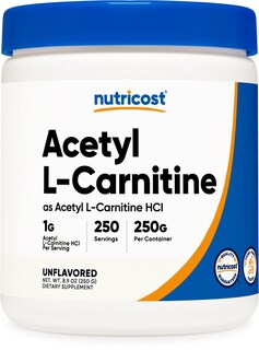 Foto 1 | Foto 1 | Suplemento Nutricost Acetil L-carnitina (alcar) En Polvo De 250 G - Venta Internacional.
