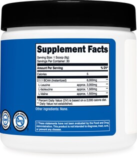 Foto 5 | Foto 5 | Bcaa En Polvo Nutricost Sin Sabor 30 Porciones 180 G - Venta Internacional.