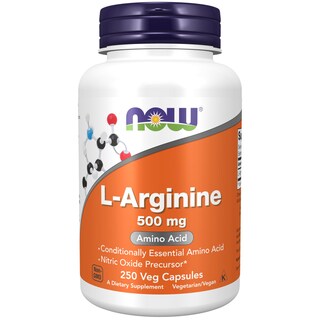 Foto 1 | Foto 1 | Supplement Now L-arginina, 500 Mg, Precursor De Óxido Nítrico, 250 Cápsulas - Venta Internacional.