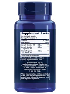 Foto 2 | Foto 2 | Carnitina Optimizada Supplement Life Extension 60 Cápsulas - Venta Internacional.