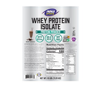 Foto 2 | Foto 2 | Whey Protein Isolate Now Foods Sports, Chocolate Cremoso De 4,54 Kg - Venta Internacional.