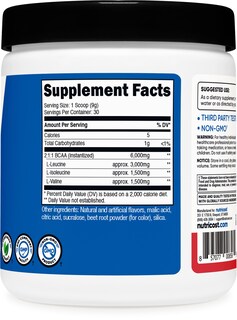 Foto 5 | Foto 5 | Bcaa En Polvo Nutricost Fresa Y Kiwi 30 Porciones - Venta Internacional.