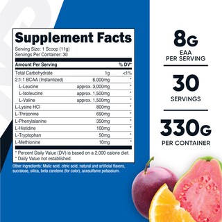 Foto 2 | Foto 2 | Eaa Powder Nutricost Maracuyá, Naranja, Guayaba, 30 Porciones - Venta Internacional.