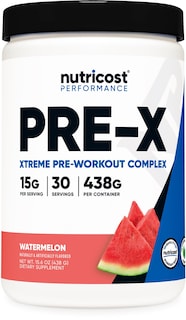 Foto 1 | Foto 1 | Pre-workout Powder Nutricost Pre-x Sabor Sandía 30 Porciones - Venta Internacional.