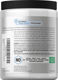 Foto 3 | Foto 3 | Electrolitos En Polvo Horbäach, 473 Ml, 130 Porciones, Sabor Limón - Venta Internacional.