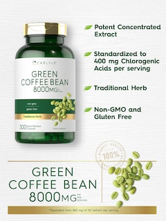 Foto 4 | Foto 4 | Suplemento De Extracto De Grano De Café Verde Carlyle, 8000 Mg, 300 Cápsulas - Venta Internacional.