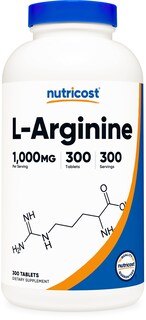 Foto 1 | Foto 1 | Suplemento Nutricost En Tabletas De L-arginina De 1000 Mg (300 Tabletas) - Venta Internacional.