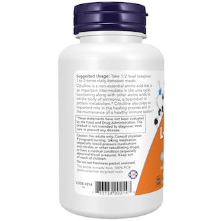 Foto 3 | Foto 3 | Supplement Now L-citrulina En Polvo Puro, 120 Ml - Venta Internacional.