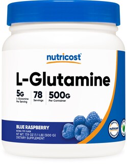 Foto 1 | Foto 1 | Suplemento Nutricost L-glutamina En Polvo 500 G De Frambuesa Azul - Venta Internacional.