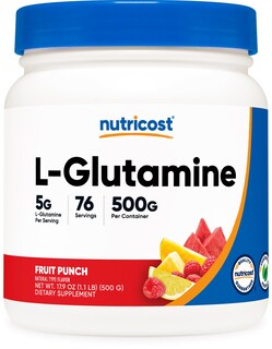 Foto 1 | Foto 1 | Suplemento Nutricost L-glutamina En Polvo 500 G (ponche De Frutas) - Venta Internacional.