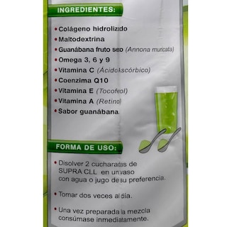 Foto 4 | Foto 4 | Cll Colágeno Hidrolizado Supra Guanábana 1.1 Kg