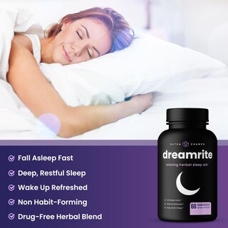 Foto 6 | Foto 6 | Ayuda a Dormir NutraChamps 10 en 1 Natural para Adultos con Melatonina - Venta Internacional