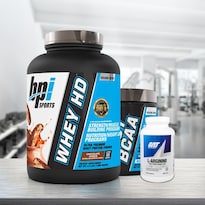 Combo Incremento De Masa Muscular Proteina Whey Bpi + Best Bcaa Bpi + L-arginine Gat
