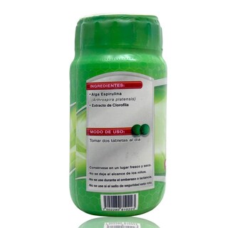 Foto 3 | Foto 3 | Suplemento Alimenticio Supra Spiru Tabs Spirulina y Clorofila 72 Tabletas 500 MG