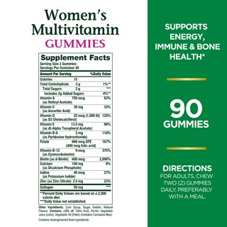 Foto 3 | Foto 3 | Suplementos Vitamínicos Nature's Bounty Women 90 Gomitas - Venta Internacional