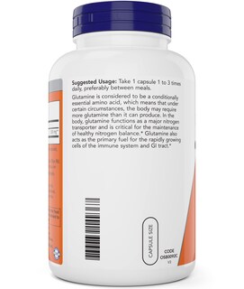 Foto 3 | Foto 3 | Suplemento de L-glutamina 500 mg 300 Cápsulas - Venta Internacional
