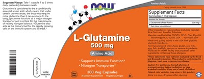 Foto 4 | Foto 4 | Suplemento de L-glutamina 500 mg 300 Cápsulas - Venta Internacional