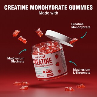 Foto 2 | Foto 2 | Suplemento Vifssg, Gomitas De Monohidrato De Creatina, 120 G, Sin Azúcar - Venta Internacional.