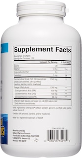 Foto 2 | Foto 2 | Suplemento Natural Factors Rxomega-3 De Aceite De Pescado 240 Cápsulas Blandas - Venta Internacional.