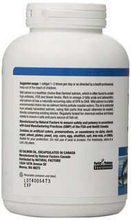 Foto 2 | Foto 2 | Suplemento Natural Factors De Aceite De Salmón Salvaje De Alaska 1000 Mg - Venta Internacional.