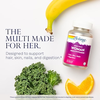 Foto 3 | Foto 3 | Multivitamínico Solaray Una Vez Al Día Para Mujer Con Hierro, 90 Cápsulas Vegetales - Venta Internacional.