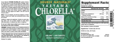 Foto 4 | Foto 4 | Yaeyama Chlorella 600 Comprimidos De Supplement Source Naturals - Venta Internacional.