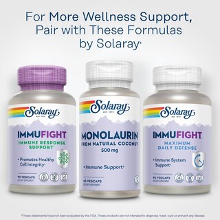 Foto 7 | Foto 7 | Suplemento Solaray De Monolaurina, 500 Mg, Apoyo Inmunológico, 60 Cápsulas Vegetales - Venta Internacional.