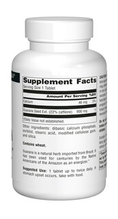 Foto 4 | Foto 4 | Supplement Source Naturals Guaraná Energizer 900 Mg - 200 Comprimidos - Venta Internacional.