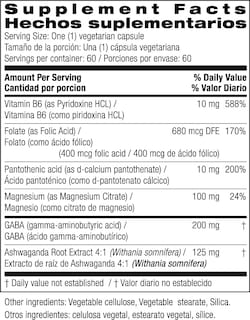 Foto 2 | Foto 2 | Suplemento Bio Nutrition Stress Wellness Con Ashwagandha 60 Cápsulas - Venta Internacional.