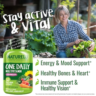 Foto 6 | Foto 6 | Suplemento Naturelo, Un Multivitamínico Diario Para Mujeres, 50 O Más De 60 Cápsulas - Venta Internacional.