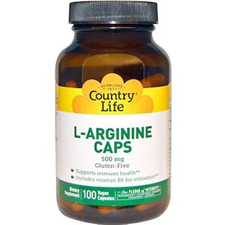 Foto 1 | Foto 1 | Suplemento Country Life L-arginina En Cápsulas, 500 Mg, 100 Cápsulas Vegetarianas - Venta Internacional.