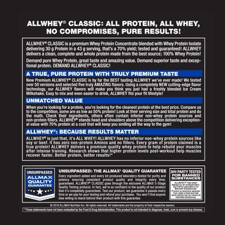 Foto 5 | Foto 5 | Proteína De Suero Allmax Nutrition Allwhey Classic 100 Chocolate - Venta Internacional.