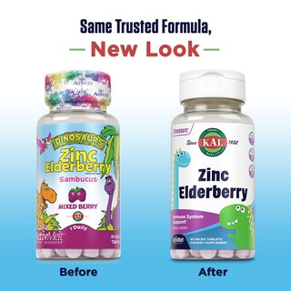 Foto 3 | Foto 3 | Suplemento Kal Kids Zinc Elderberry Activmelts 90 Comprimidos - Venta Internacional.