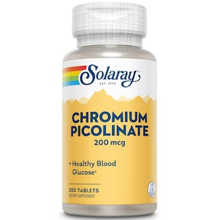 Foto 1 | Foto 1 | Suplemento Solaray De Picolinato De Cromo, Tabletas De 200 Mcg, 200 Unidades - Venta Internacional.