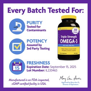 Foto 6 | Foto 6 | Suplemento Innovixlabs Triple Strength Omega 3 900 Mg 200 Cápsulas - Venta Internacional.